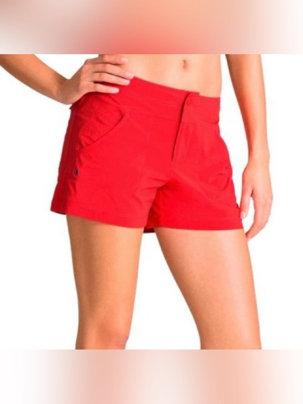 ATHLETA Costa Board shorts.  Size 6. Color Saffron.